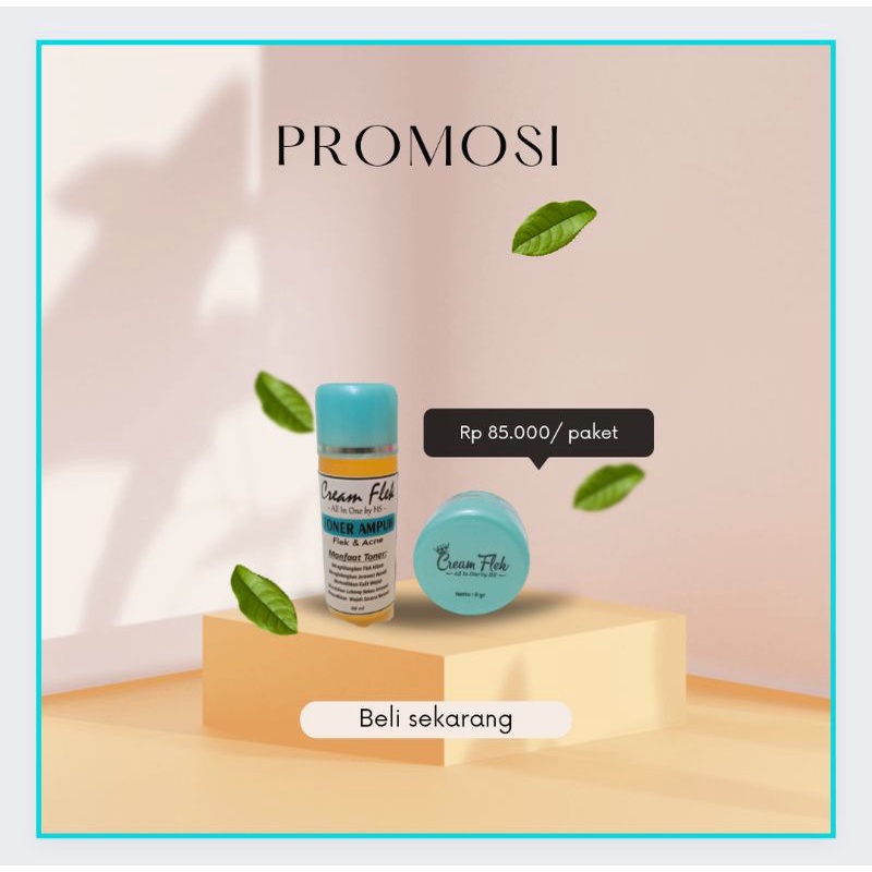 CREAM & TONER FLEK BY HS