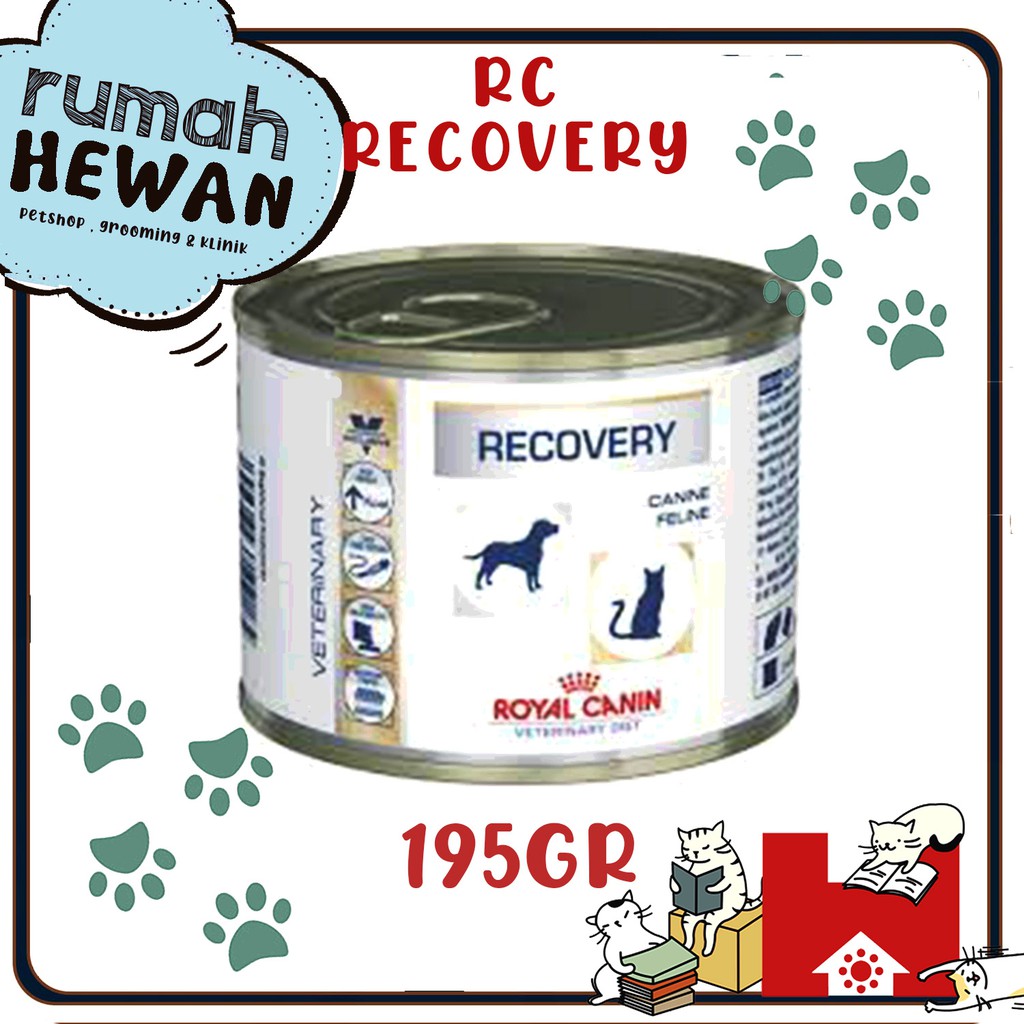 RC recovery 195 gr Makanan basah kaleng Royal canin kucing dan anjing