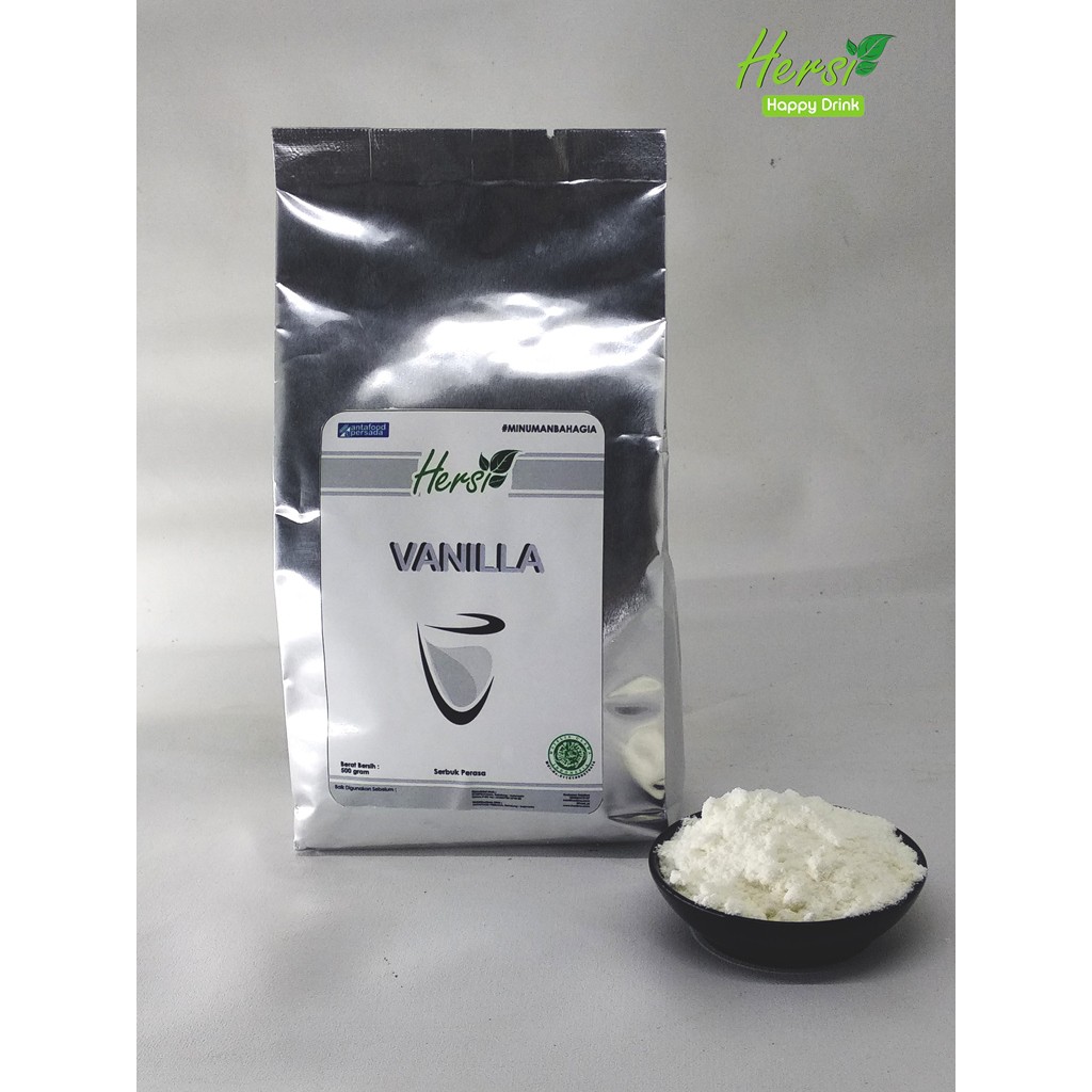 

HERSI BUBUK MINUMAN / POWDER RASA VANILLA 500gr