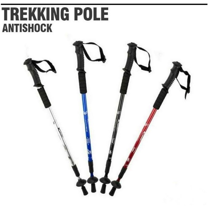 Jual Trekking pole Antishock 135 cm Tongkat Pendaki Tongkat Gunung