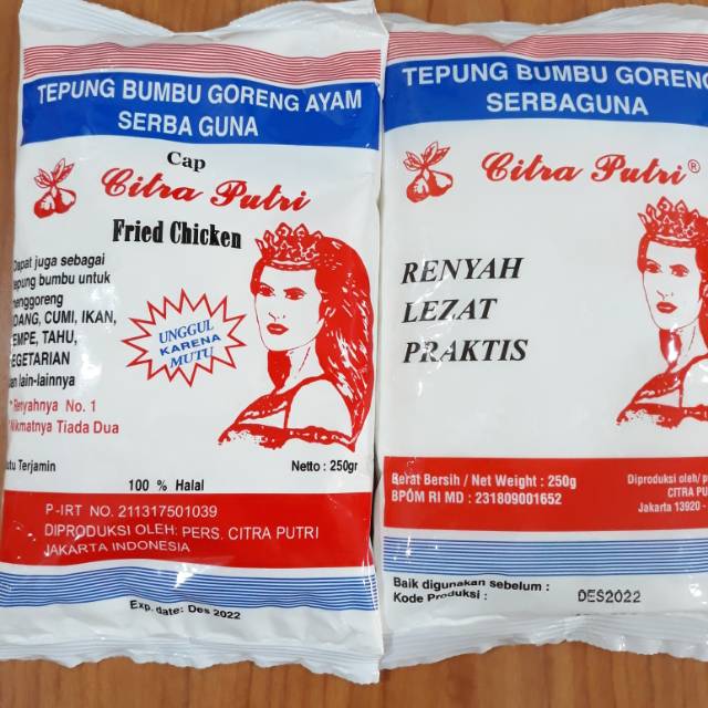 

Tepung Bumbu Serba Guna cap CITRA PUTRI