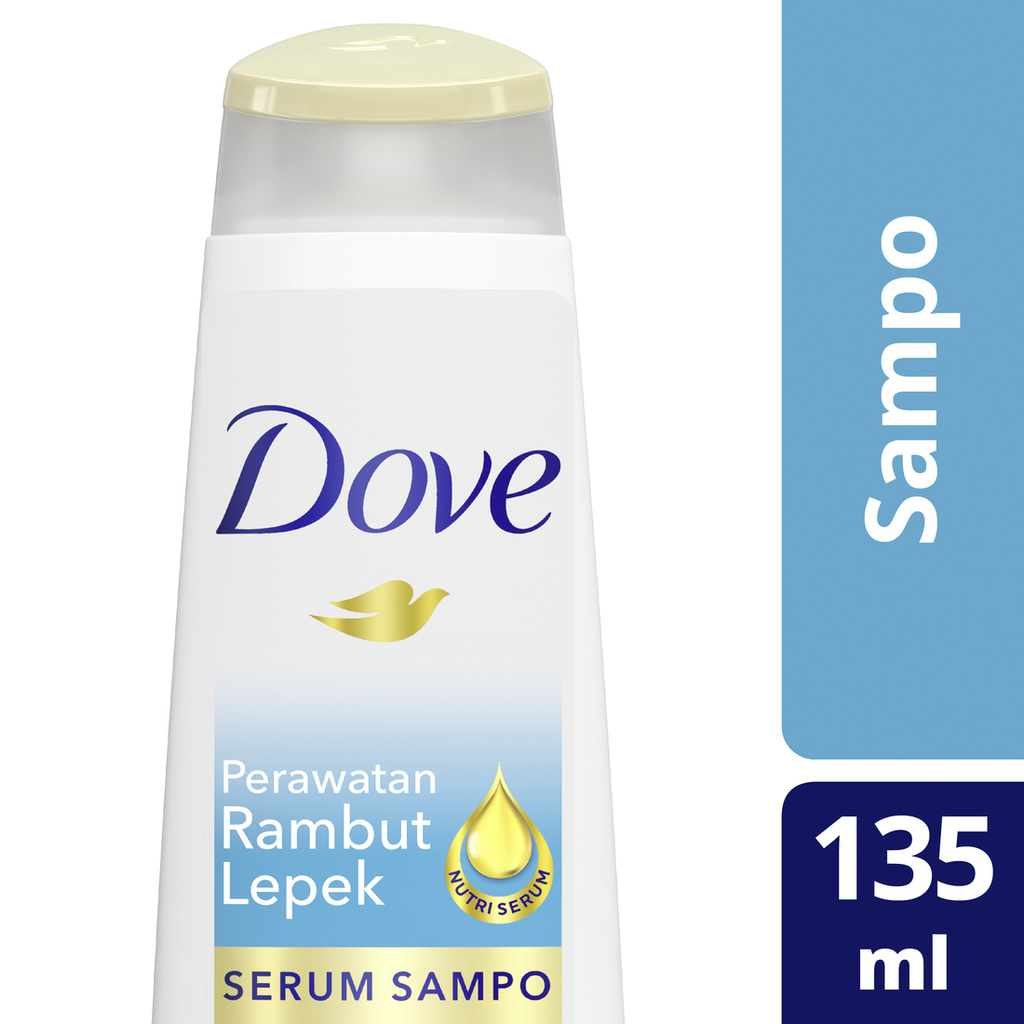 Dove Shampo Perawatan Rambut Lepek 135 Ml