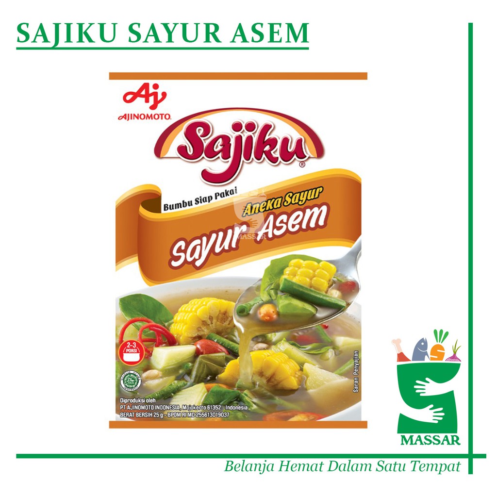 

SAJIKU BUMBU SAYUR ASEM 20gr