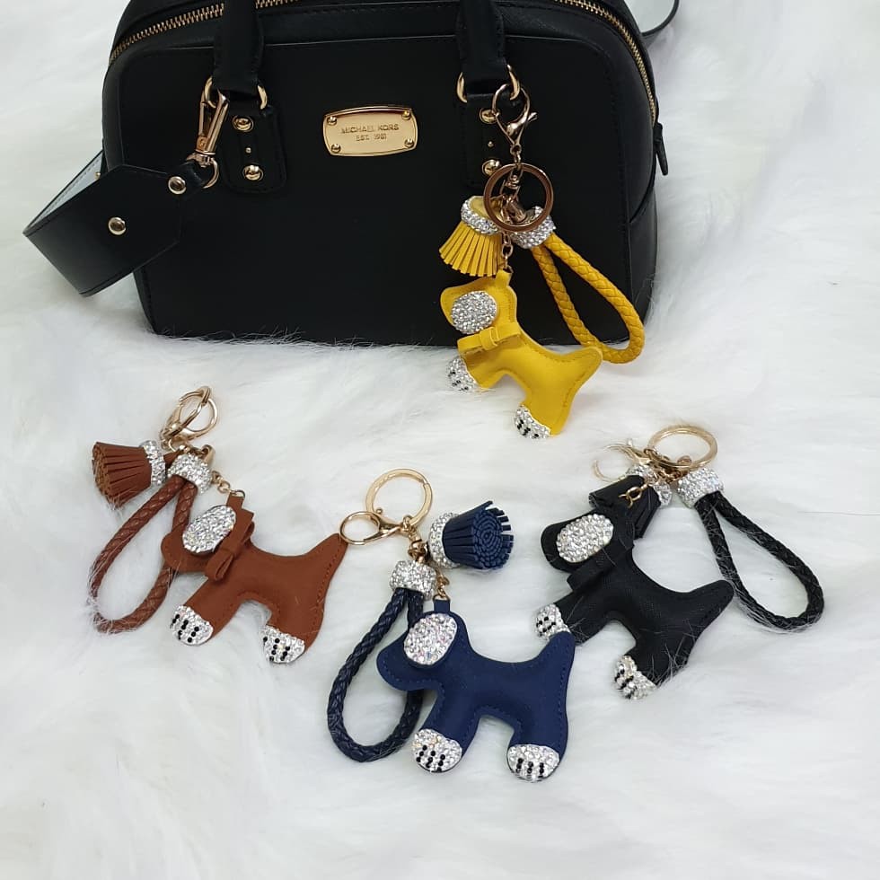 dogie blink with tassle bagcharm