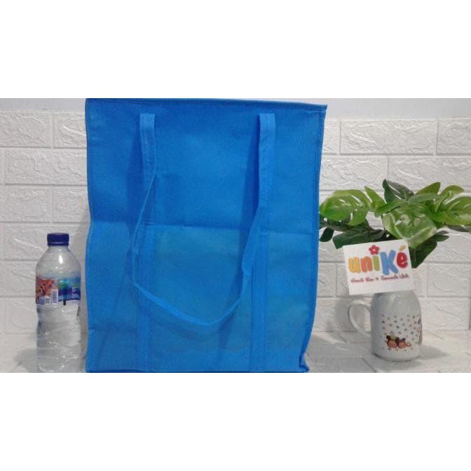

Hot Produk Tas Spunbond Polos Resleting Goodie Bag Jumbo Tas Shopping 058