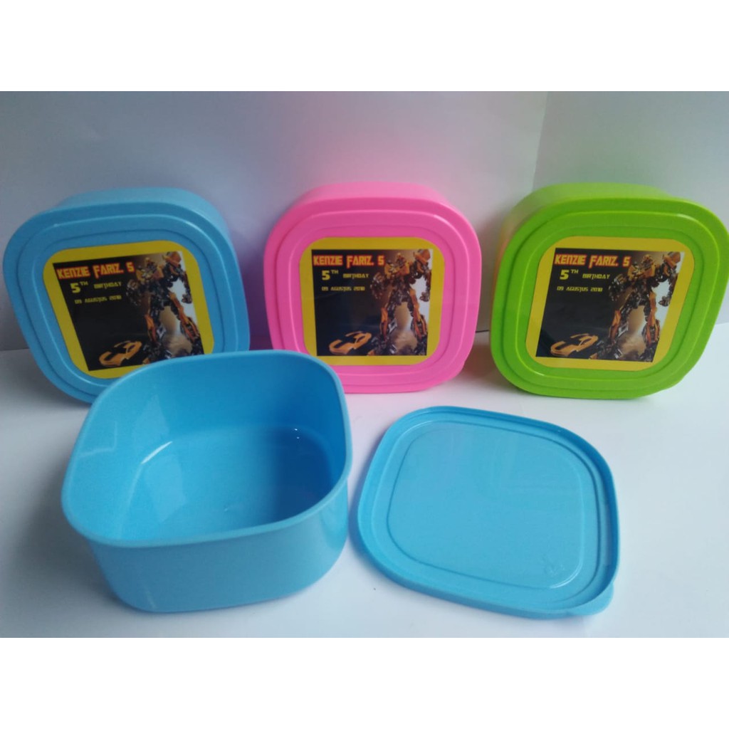 Lunch Box custom souvenir anak ultah