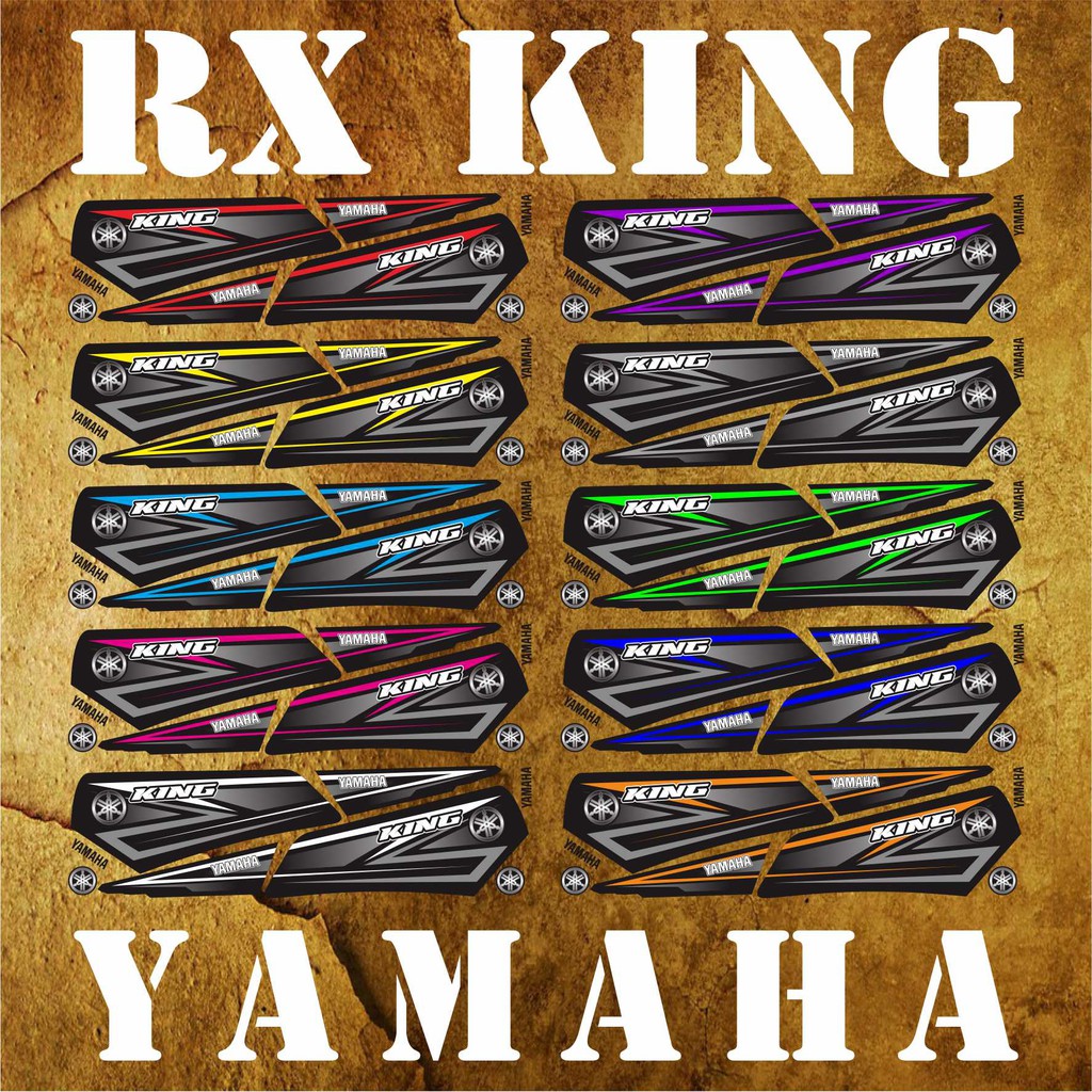 VARIASI YAMAHA MOTOR RX KING VARIASI STRIPING LIS SIMPLE  STRIPING - STRIPING MOTOR RX KING
