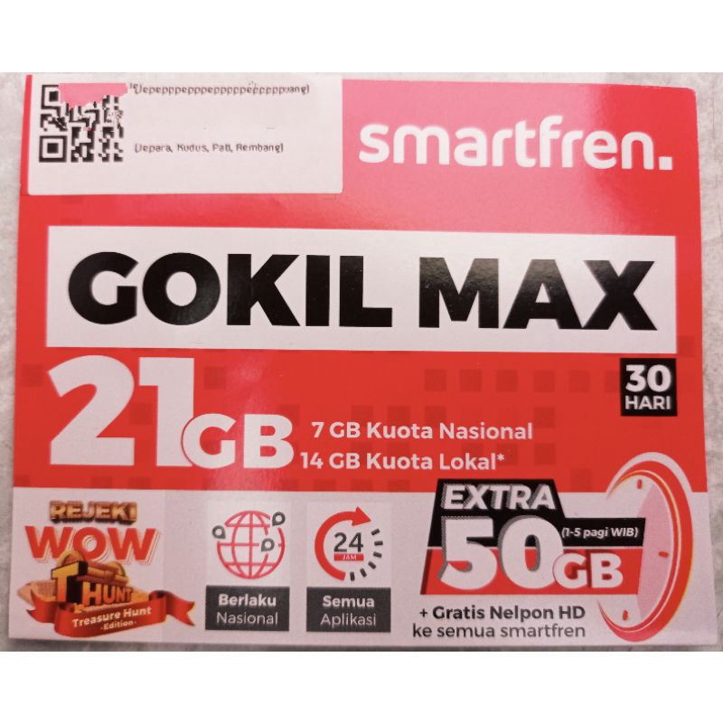Smartfren Gokil max 21gb