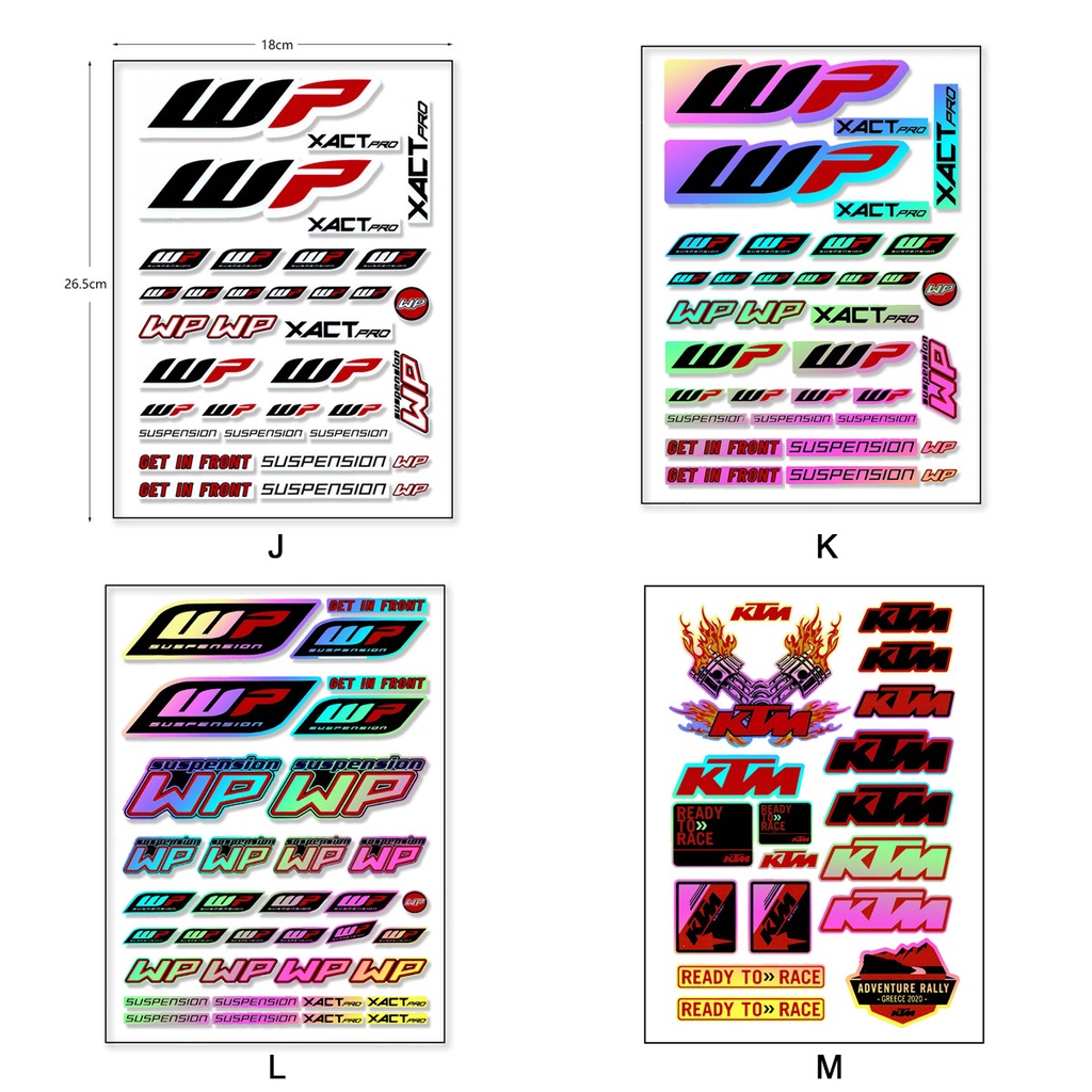 Stiker Reflektif Shocker Damper Untuk Duke Ktm 200 / 390 / 690 / 990 / 1090 / 1190 / 1290