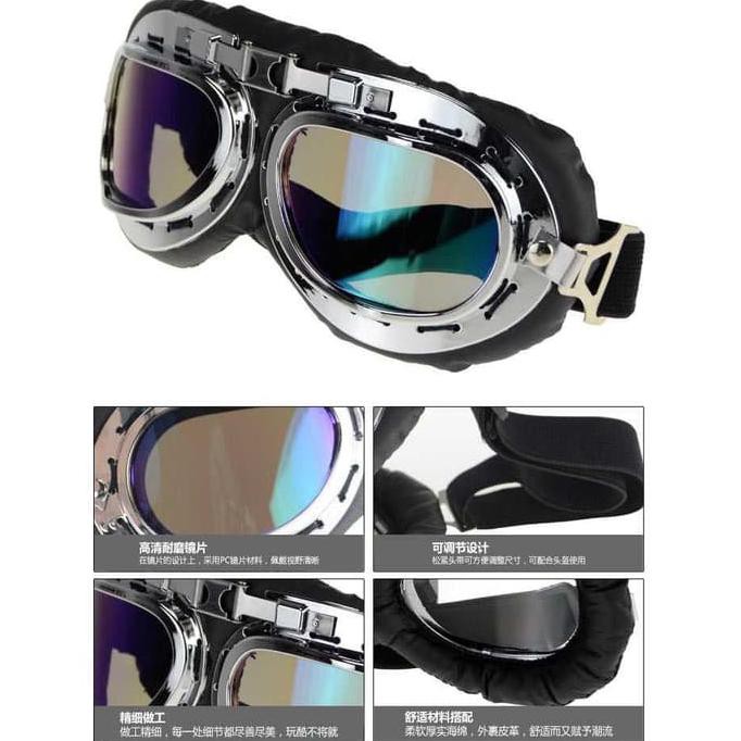 Kacamata Helm Catok Retro Motor Klasik