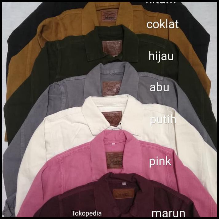 yhc0 murah jaket jeans pria jaket pria jaket jeans levis jaket levis bio - hitam vtfx