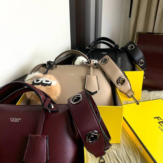FENDI Boston By The Way Leather Bag #7117