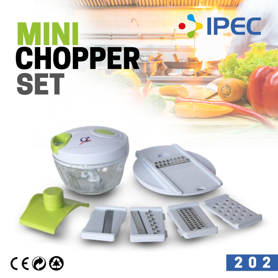 Chopper Manual - Mini Cutter Full Set  Mini chopper serbaguna 202