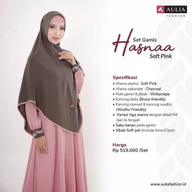 GAMIS AULIA FASHION HASNA/GAMIS HASNAA /DRESS WANITA FASHION MUSLIM/SYARI/GAMIS AULIA TERBARU 2020
