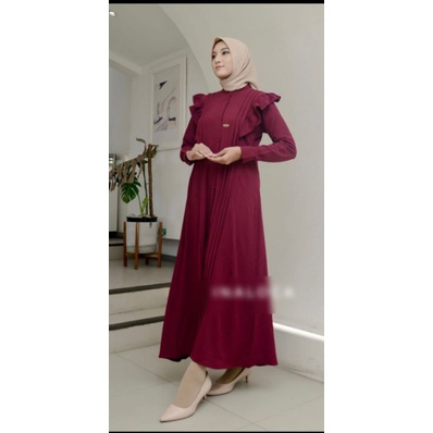 Gamis inaloca katton kringkel renda