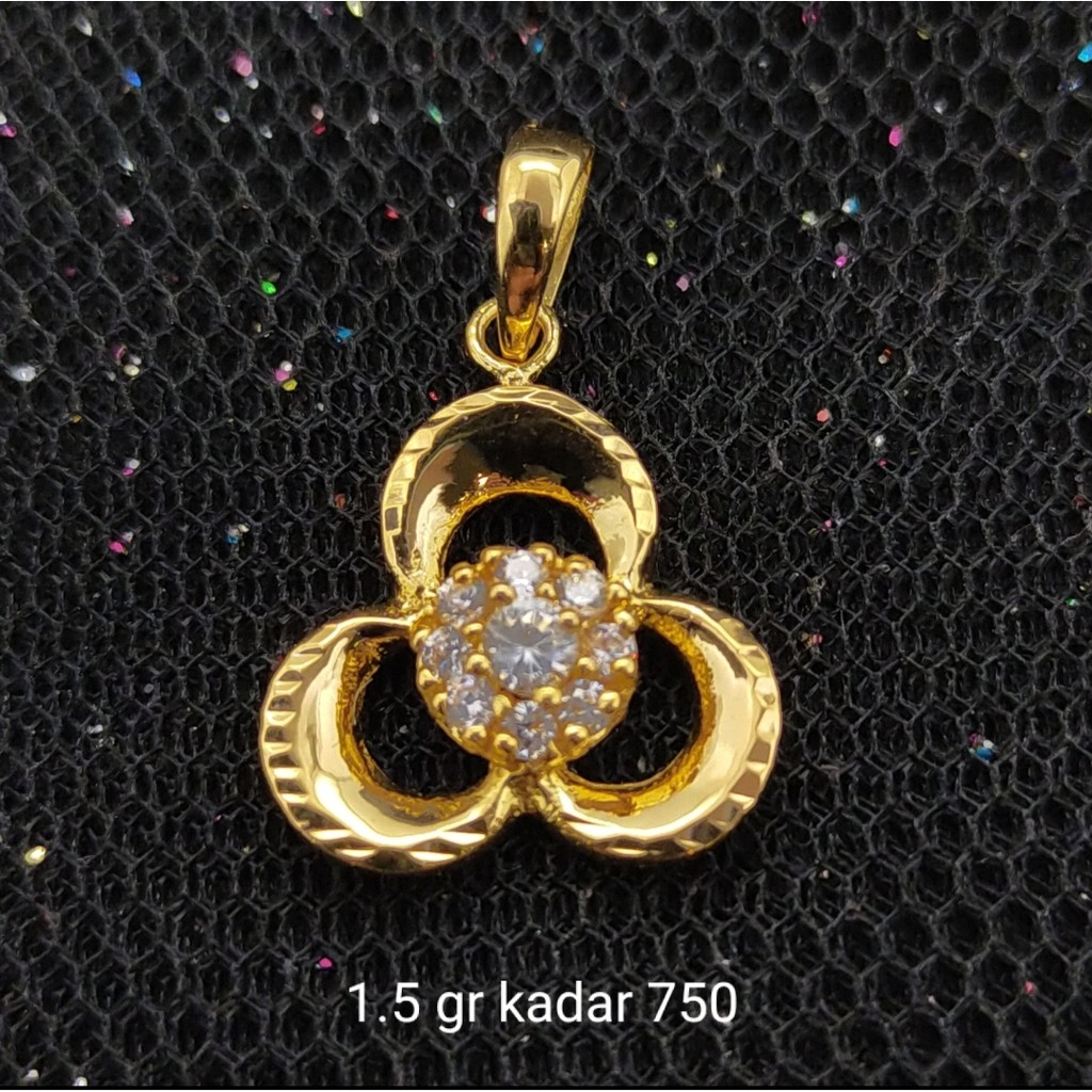 NEW Liontin Emas 17 K - 1.5 gr Kadar 750 - 1983