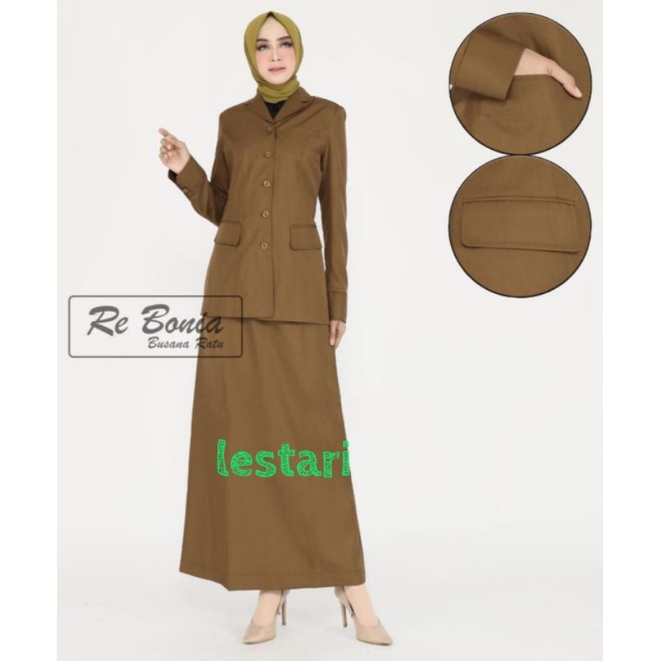 blazer rebonia pemda set rok