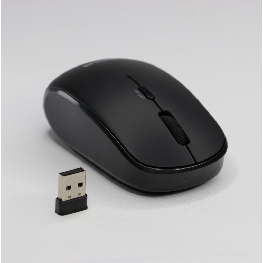 Rexus QB100 Wireless Bluetooth Mouse 2,4 Ghz 3in1 Connection