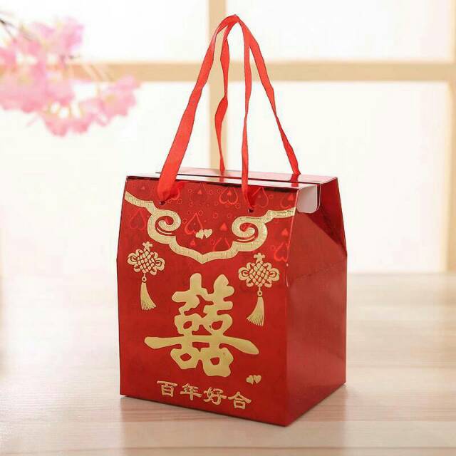 

paper bag promo pabrik utk tingjing wedding phangte sangjit