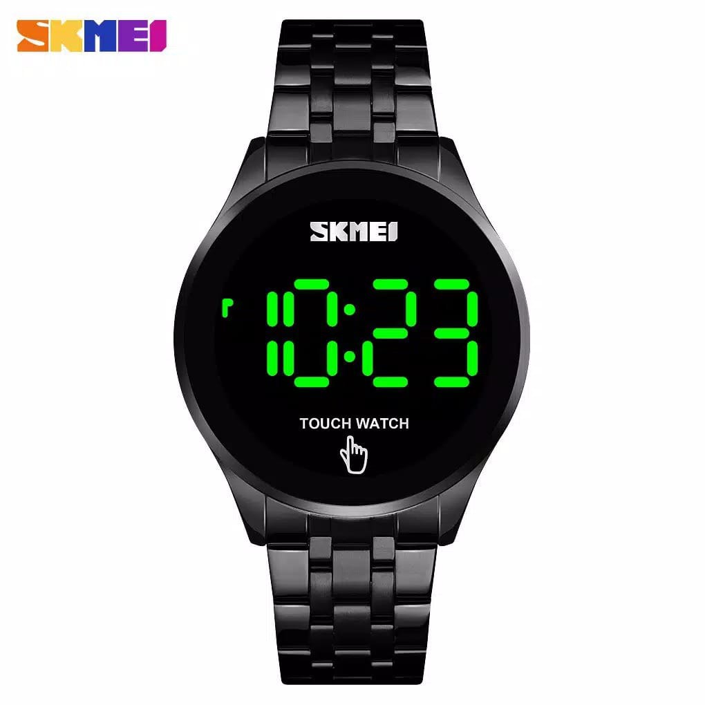 SKMEI 1579 - Jam Tangan Pria / Wanita / SKMEI Digital 1579 Stainless Steel LED / Jam Tangan Digital Led Touch Screen Stainless Steel Anti Air