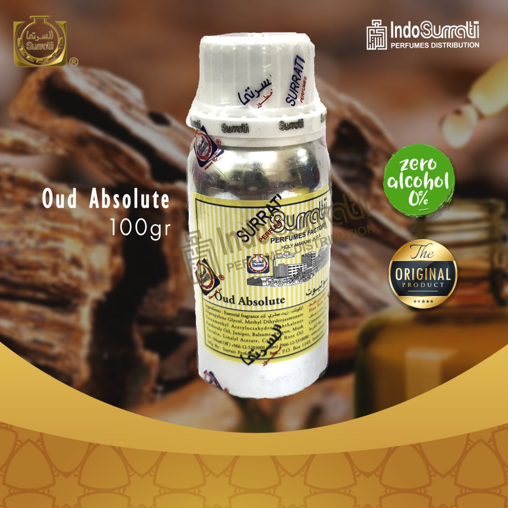 Parfum OUD ABSOLUTE 100gr | Parfum Surrati | Surrati Perfumes | Bibit Minyak Wangi