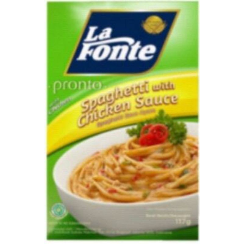 

La Fonte spaghetti with sauce 117gr