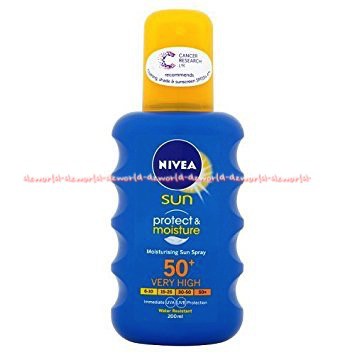 Nivea Sun Protect And Moisture SPF 50 Very High 200ml Tahan Air Water Resistant