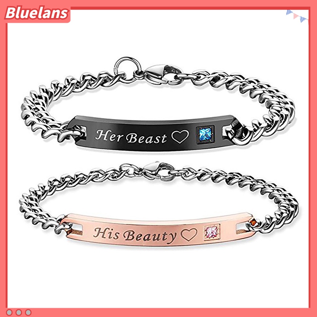 2pcs / Set Gelang Rantai Tangan Portabel Bahan Alloy Untuk Dekorasi Rumah