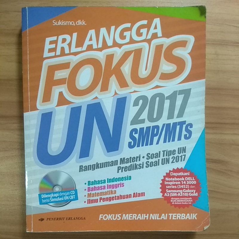 [PRELOVED/BEKAS] BUKU ERLANGGA FOKUS UN SMP/MTS