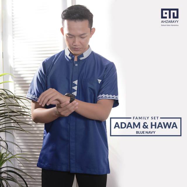 (AIRAPASA) KOKO ADAM NAVY ORIGINAL BY AHZARAYY