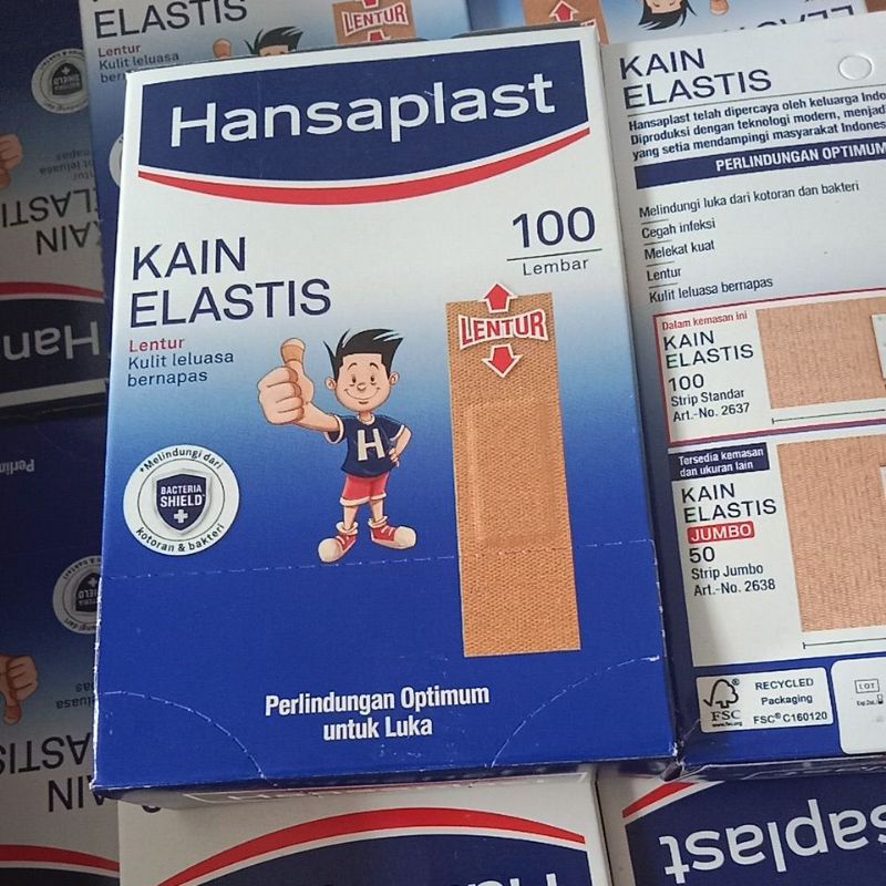 hansaplast Kain Elastis 100lembar Per Box ORIGINAL-BPOM