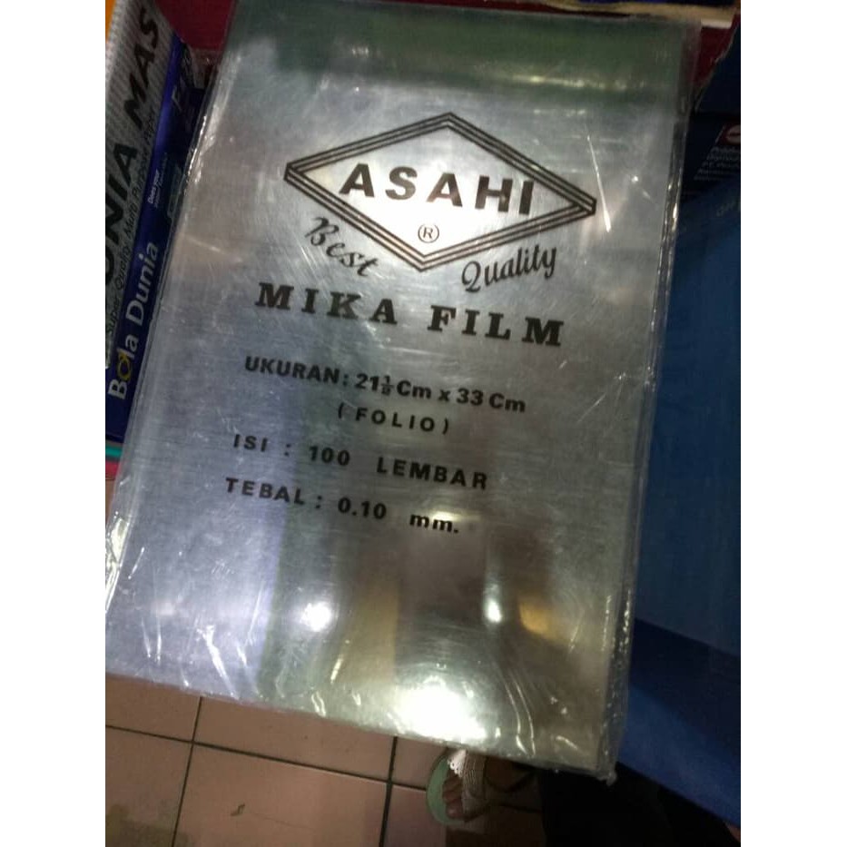 

Plastik Mika Film cover ASAHI jilid buku atau lainnya
