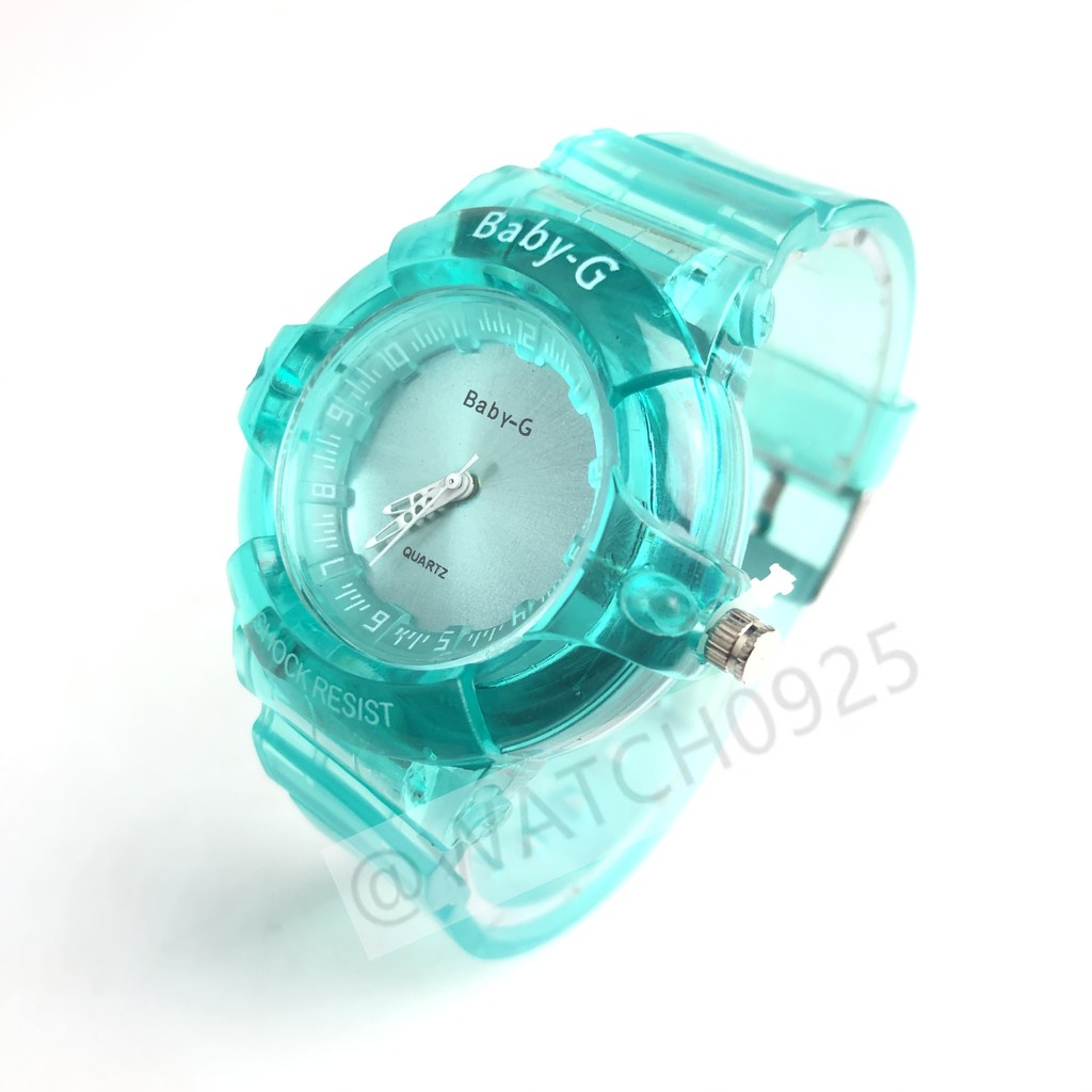 COD JAM TANGAN WANITA RUBBER MAGNET MURAH CASIO BABY G TRANSPARANT IMPORT GROSIR MURAH G-SHOCK A26