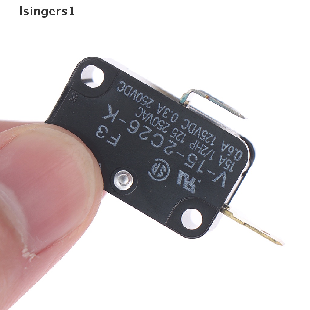 (lsingers1) 1pc Switch Micro Besar 2-Pin Tipe V-15-2C26-K (F3)