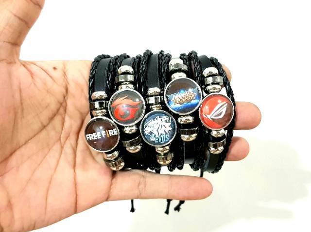 Gelang Game Online Gamer Gamers Indonesia Kulit Kepang Multilayer Keren