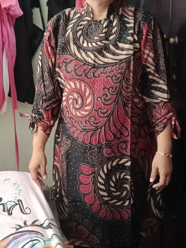 Maura Couple - Sania Ruflle Batik Couple Ori Ndoro Jowi Garansi Termurah Shopee  Modern Batik Bc 001