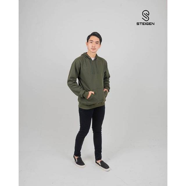 SWEATER STEIGEN HOODIE GREEN FOREST