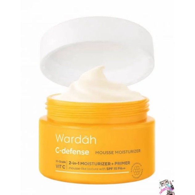 ☃Cutezz_Ching1☃Wardah C-Defense Mousse Moisturizer SPF 15 PA++ 30g