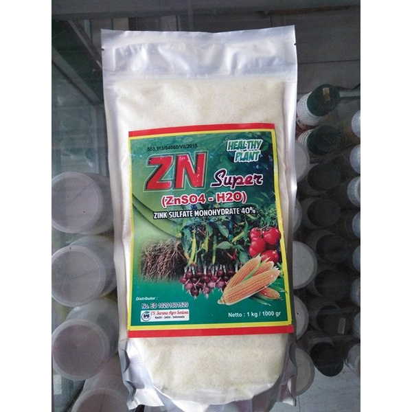 Zink Sulfat Unsur ZnSO4- Pupuk Mikro Zinc Untuk Tanaman Penyakit Bulai Bule Klorosis