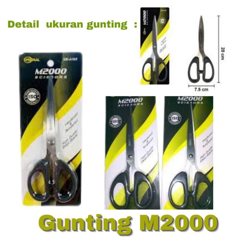 

Gunting M 2000 Ukuran Tanggung