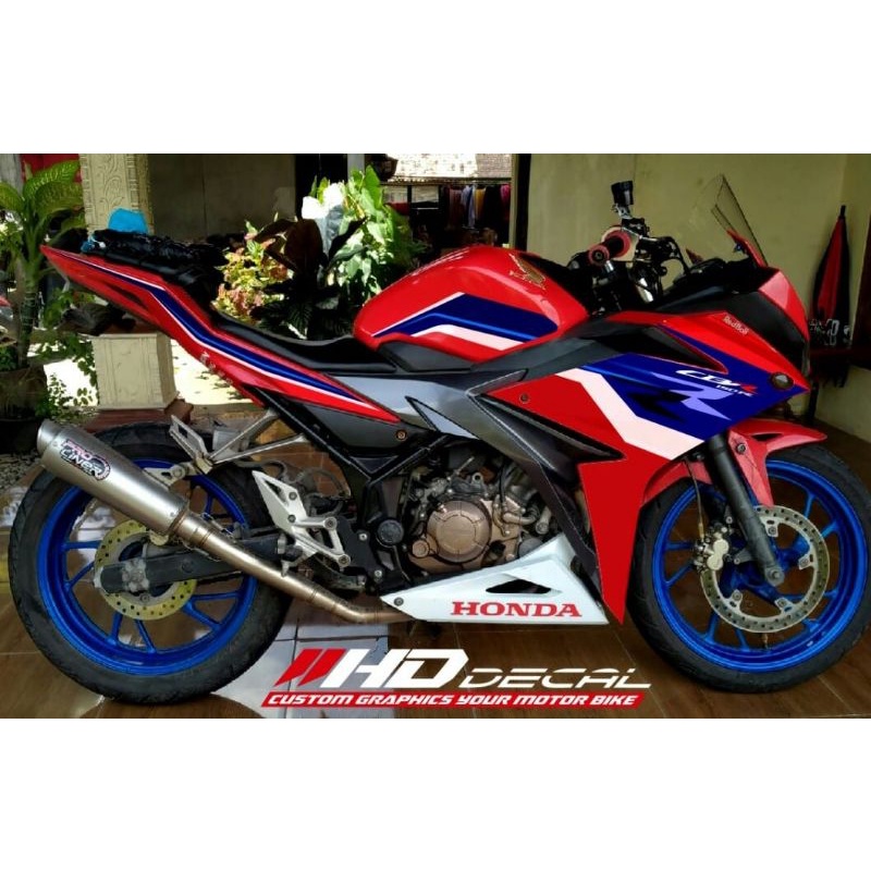 Striping decal CBR 150R facelift model livery RWB Honda