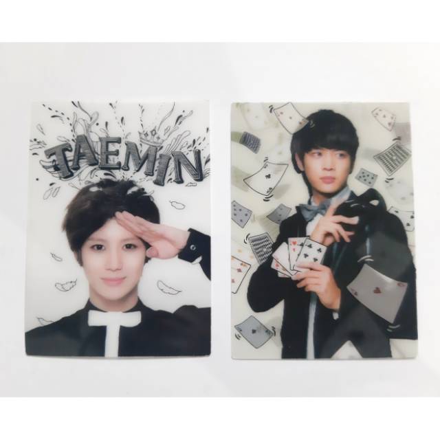 SHINee holographic photocard SHINee in Wonderland