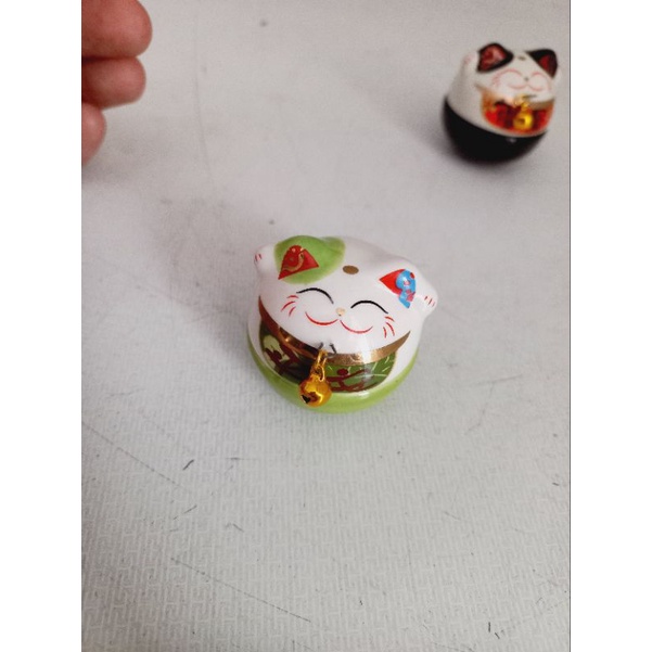 Maneki Neko Mini / Pajangan Kucing Mini / Patung Kucing Mini /  Kucing Dashboard Mobil