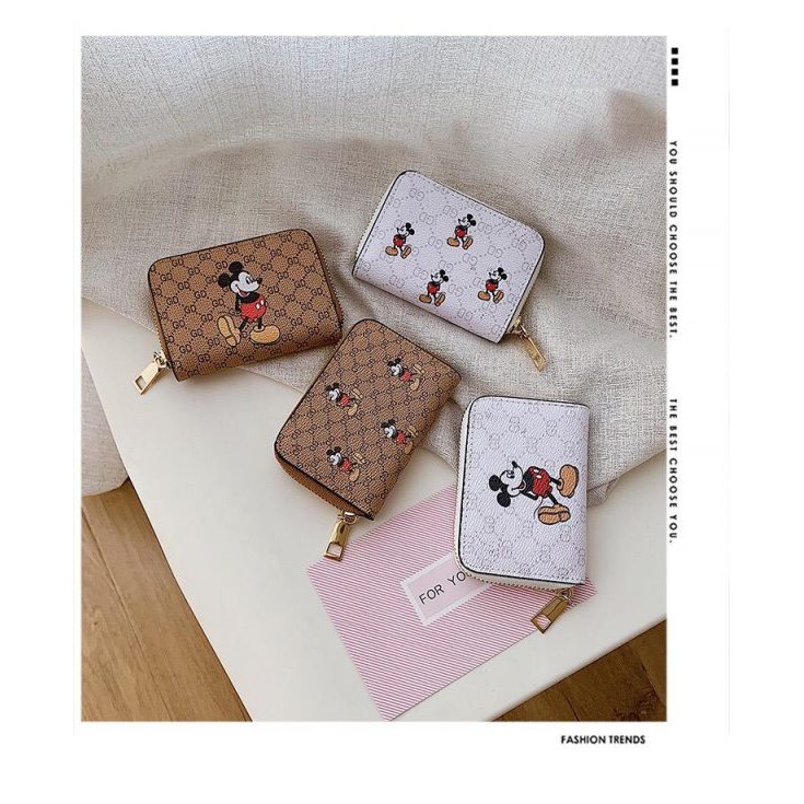 BQ 2860 RISCE DOMPET KARTU MOTIF MICKEY MOUSE IMPORT WANITA CEWEK PEREMPUAN JAKARTA BATAM CR 7267 EL 4062