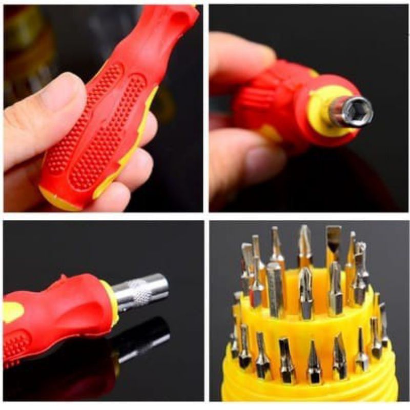 OBENG SET MAGNETIC MULTIFUNGSI 31 in 1 MINI SCREWDRIVER TERMURAH