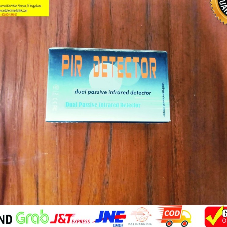 Wireless Motion Sensor 315 MHZ, PIR Detector Wall Mounted Sensor Gerak