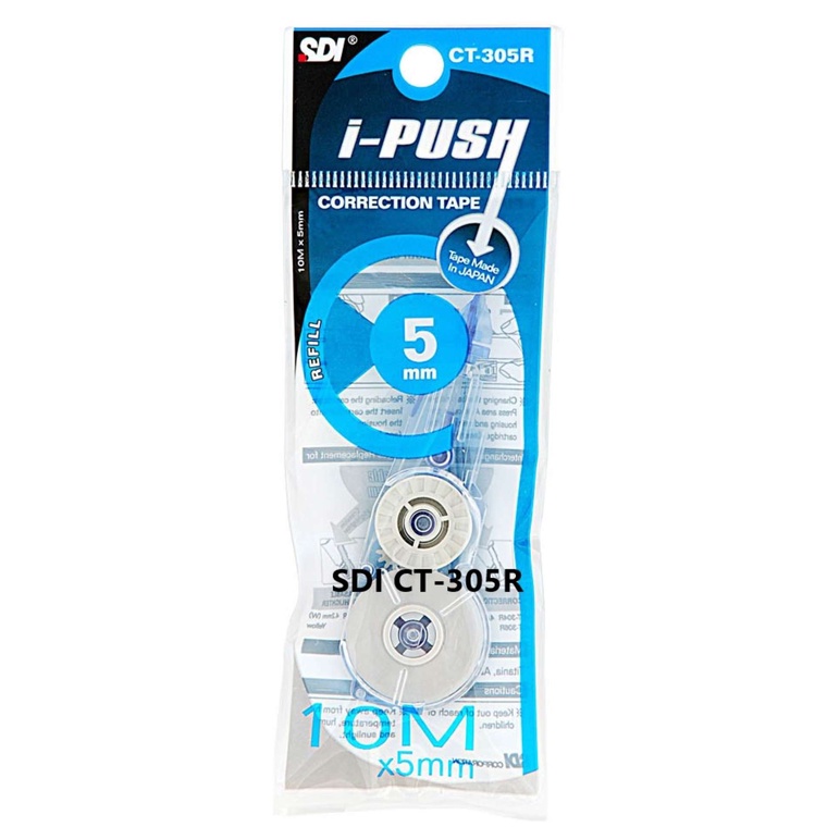 

Gramedia Kediri - SDI CORECTION TAPE i-PUSH REFILL CT-305R