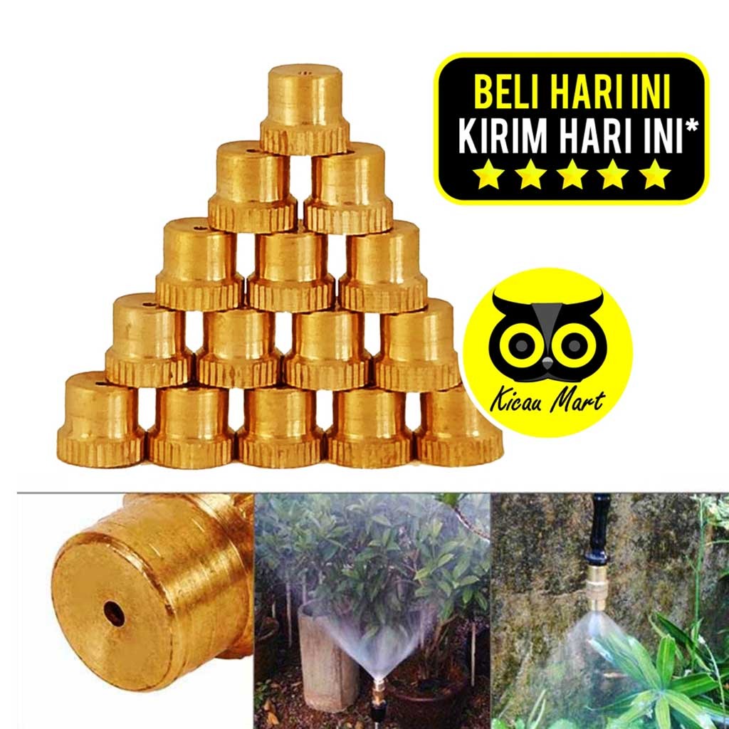 HEAD NOZZLE Alat Siram Jetnozzle Kepala Semprotan Air Taman Kebun Head Sprinkler Sprayer Kabut Mist Nozzle Adjustable Spray Misting Embun Besi Import Semprotan Air 2 Liter 1 Liter Kyokan