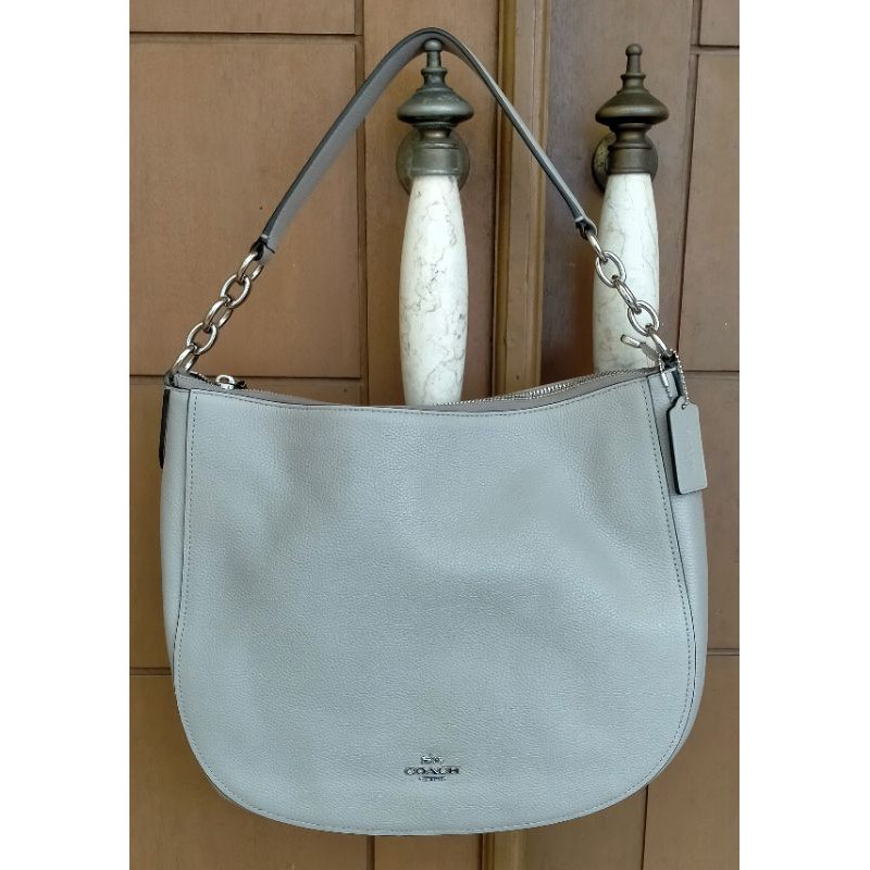 PRELOVED Tas Coach Elle Hobo Grey Birch ORI 100% VVGC ❤️