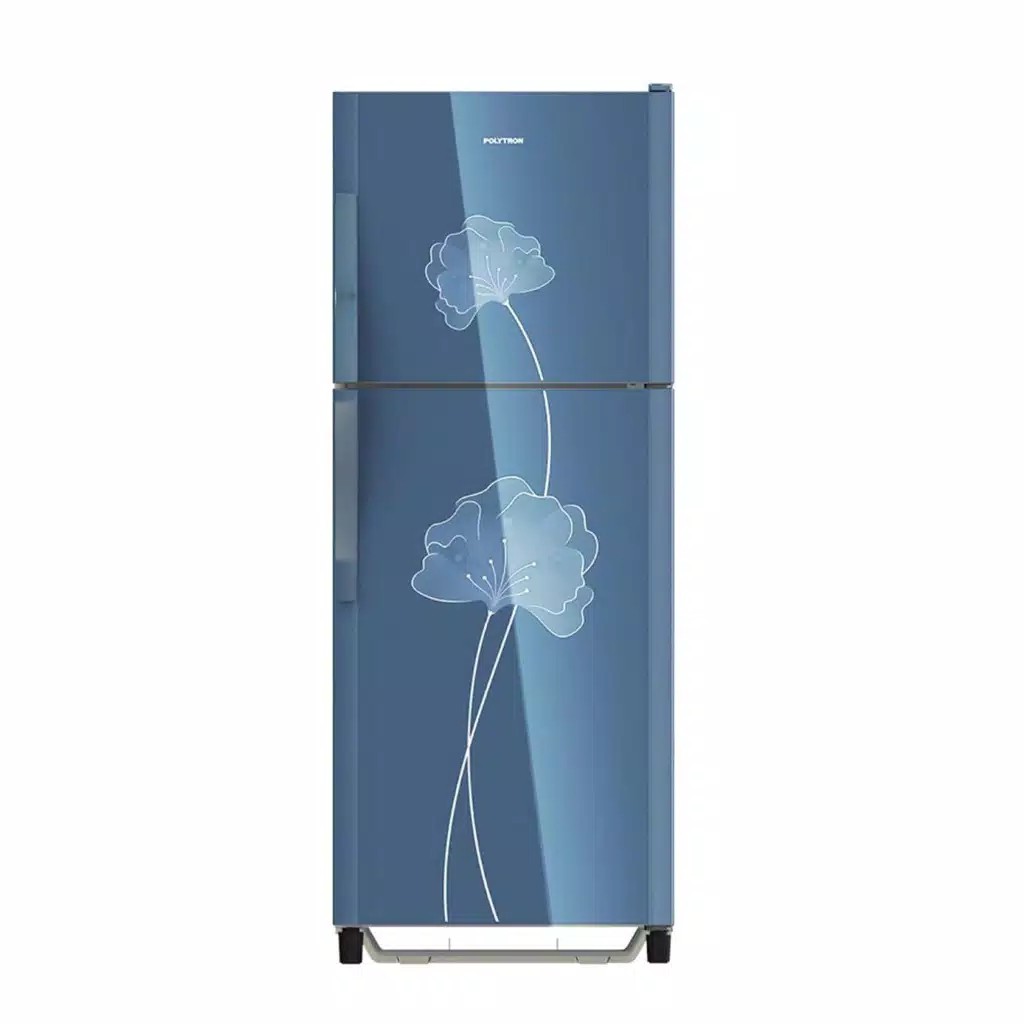 Kulkas Polytron 2 pintu Jumbo PRM 28 BNB / 28 BNR Glass Door Tanpa Bunga Es No Frost